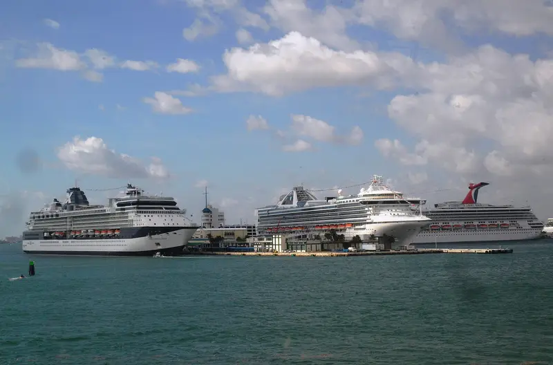 Cruise ships in Port Everglades, Fort Lauderdale