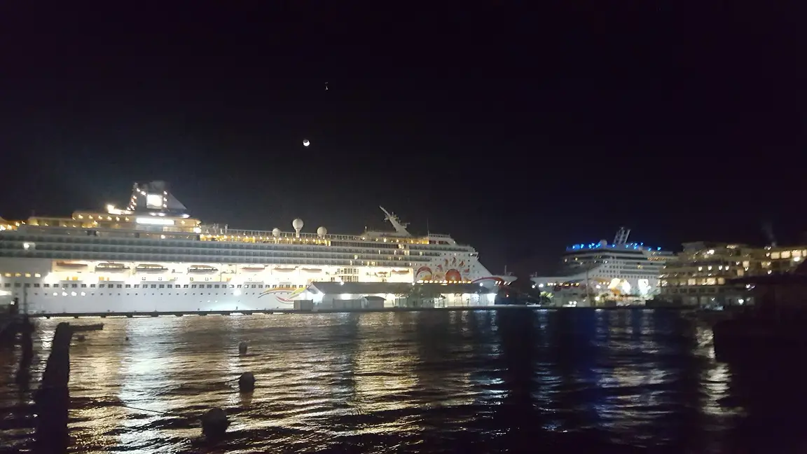 The harbour at Oranjestad, Aruba